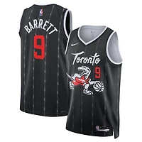 Unisex Nike RJ Barrett Black Toronto Raptors 2025/26 Swingman Jersey - City Edition