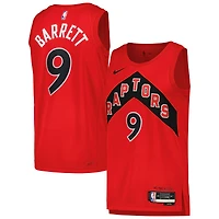 Maillot de joueur Nike RJ Barrett rouge unisexe des Toronto Raptors Swingman - Édition Icon