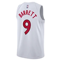 Unisex Nike RJ Barrett White Toronto Raptors Swingman Jersey - Association Edition