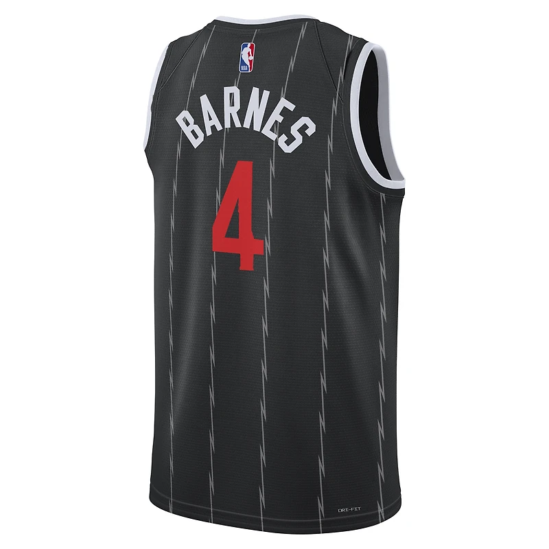 Unisex Nike Scottie Barnes Black Toronto Raptors 2025/26 Swingman Jersey - City Edition