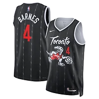 Unisex Nike Scottie Barnes Black Toronto Raptors 2025/26 Swingman Jersey - City Edition
