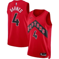 Maillot unisexe Nike Scottie Barnes rouge des Raptors de Toronto Swingman - Édition Icon