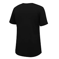 T-shirt unisexe Stadium Essentials noir avec logo principal des Raptors de Toronto