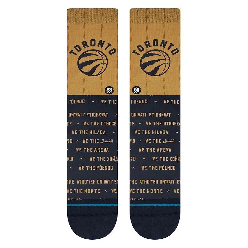 Chaussettes unisexe Stance Toronto Raptors 2023/24 City Edition