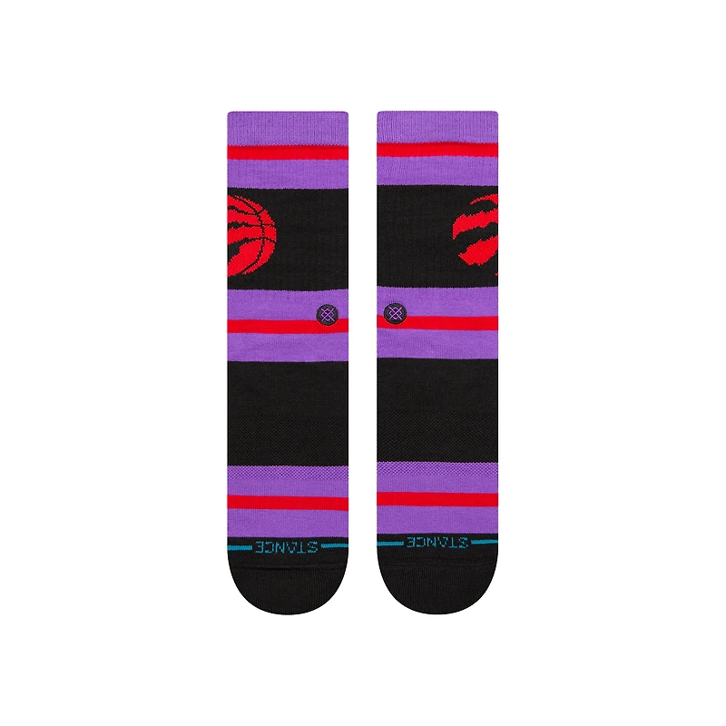 Unisex  Stance Toronto Raptors Prep Stripe Crew Sock