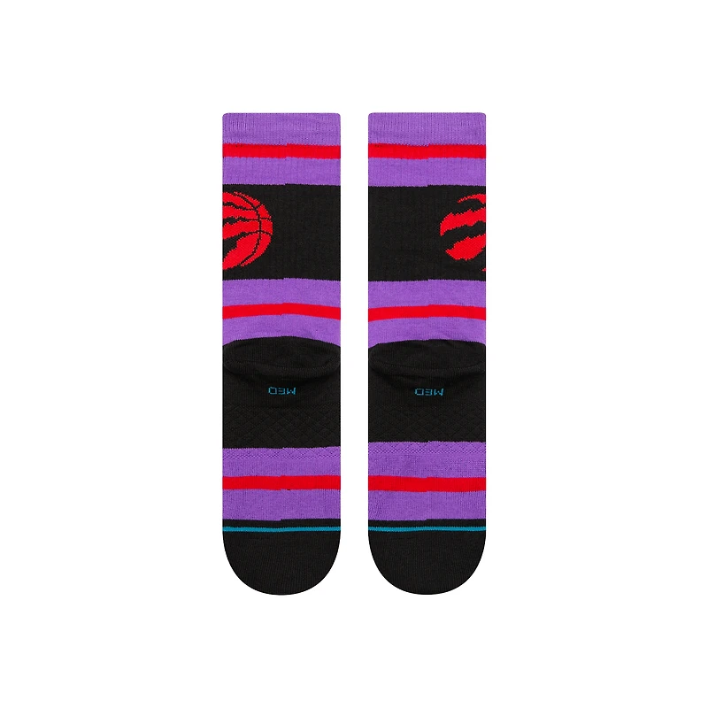 Unisex  Stance Toronto Raptors Prep Stripe Crew Sock