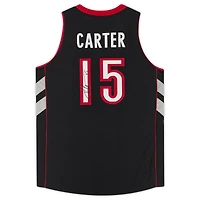 Maillot authentique dédicacé Mitchell & Ness 1999-00 des Toronto Raptors par Vince Carter Purple