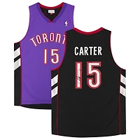 Maillot réplique autographié Mitchell & Ness 1999-2000 violet des Toronto Raptors de Vince Carter