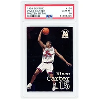 Vince Carter Toronto Raptors 1998-99 SkyBox Molten Metal #134 PSA Authenticated 10 Rookie Card
