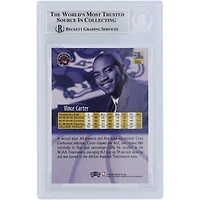 Carte de recrue authentifiée Fleer Ultra White Ink #106 Beckett 1998-99 autographiée par Vince Carter des Toronto Raptors