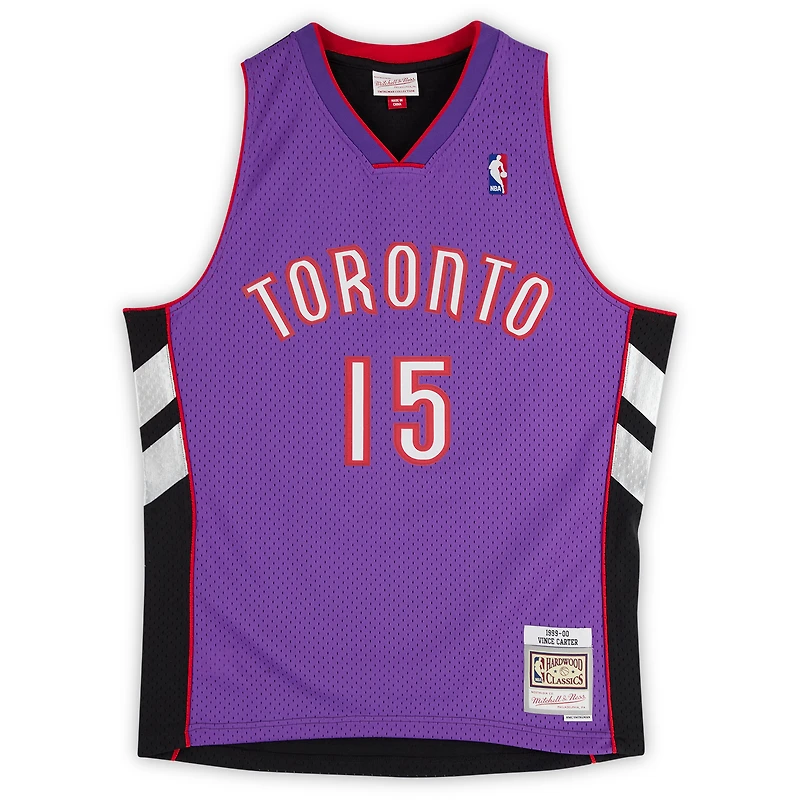 Vince Carter Toronto Raptors Autographed Mitchell & Ness Light Purple 1999-2000 Swingman Jersey with "HOF 24" Inscription