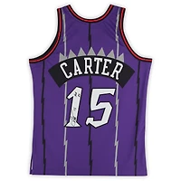 Vince Carter Toronto Raptors Autographed Mitchell & Ness 1998-99 Authentic Jersey with "HOF 24" Inscription