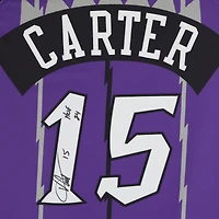 Vince Carter Toronto Raptors Autographed Mitchell & Ness 1998-99 Authentic Jersey with "HOF 24" Inscription