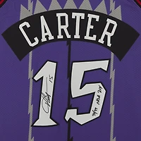 Vince Carter Toronto Raptors Autographed Purple 1998 Mitchell & Ness Authentic Jersey with "98/99 NBA ROY" Inscription