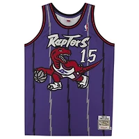 Maillot authentique Mitchell & Ness 1998 autographié par Vince Carter Toronto Raptors