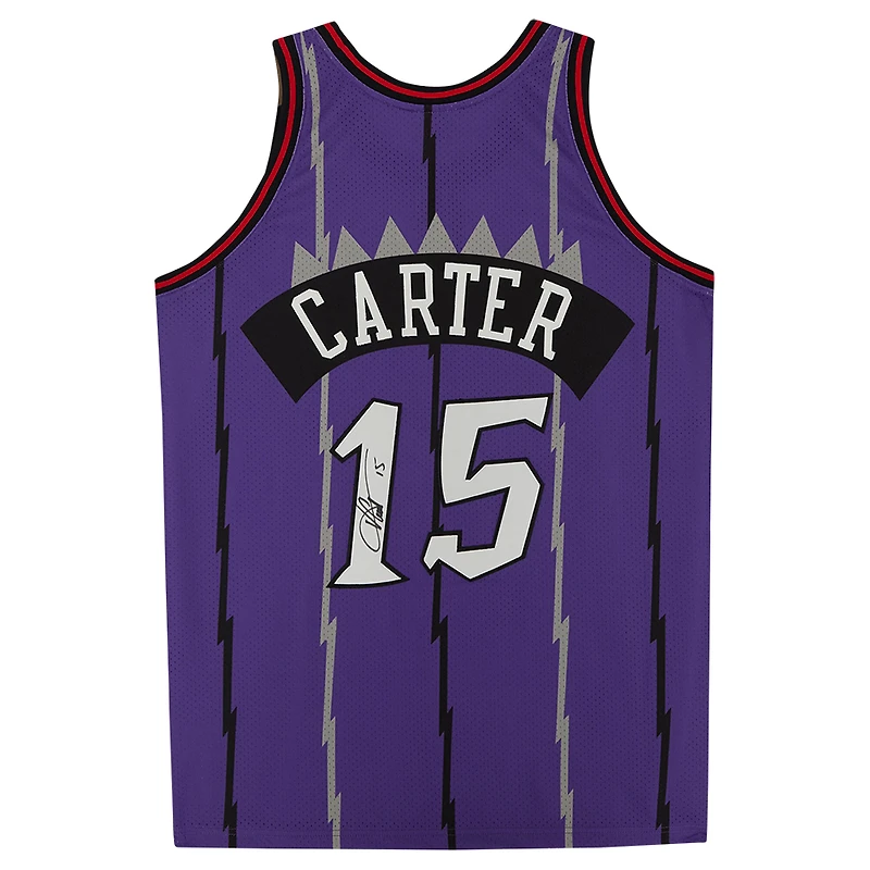 Vince Carter Toronto Raptors Autographed Purple 1998 Mitchell & Ness Authentic Jersey