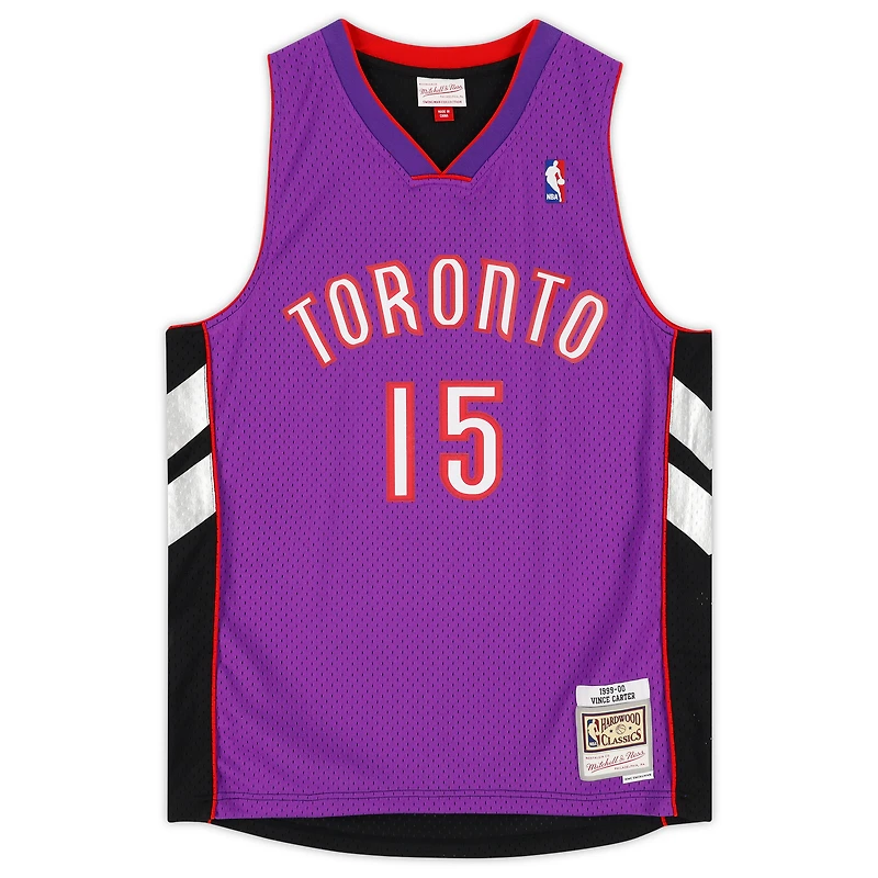 Vince Carter Toronto Raptors Autographed Purple 1999-00 Mitchell & Ness Swingman Jersey