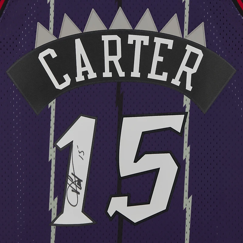 Vince Carter Toronto Raptors Autographed Purple 1999 Mitchell & Ness Swingman Jersey