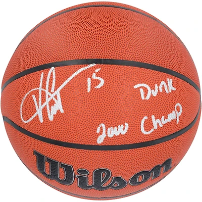 Vince Carter Toronto Raptors Autographed Wilson Authentic Series Indoor/Outdoor Basketball with "2000 Dunk Champ" Inscription