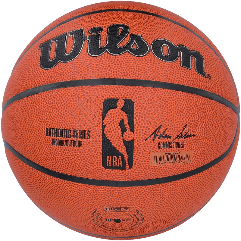 Vince Carter Toronto Raptors Autographed Wilson Authentic Series Indoor/Outdoor Basketball with "HOF 24" Inscription