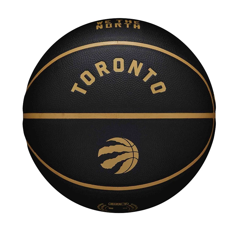 Ballon de basket-ball de collection Wilson Toronto Raptors 2022-23 City Edition