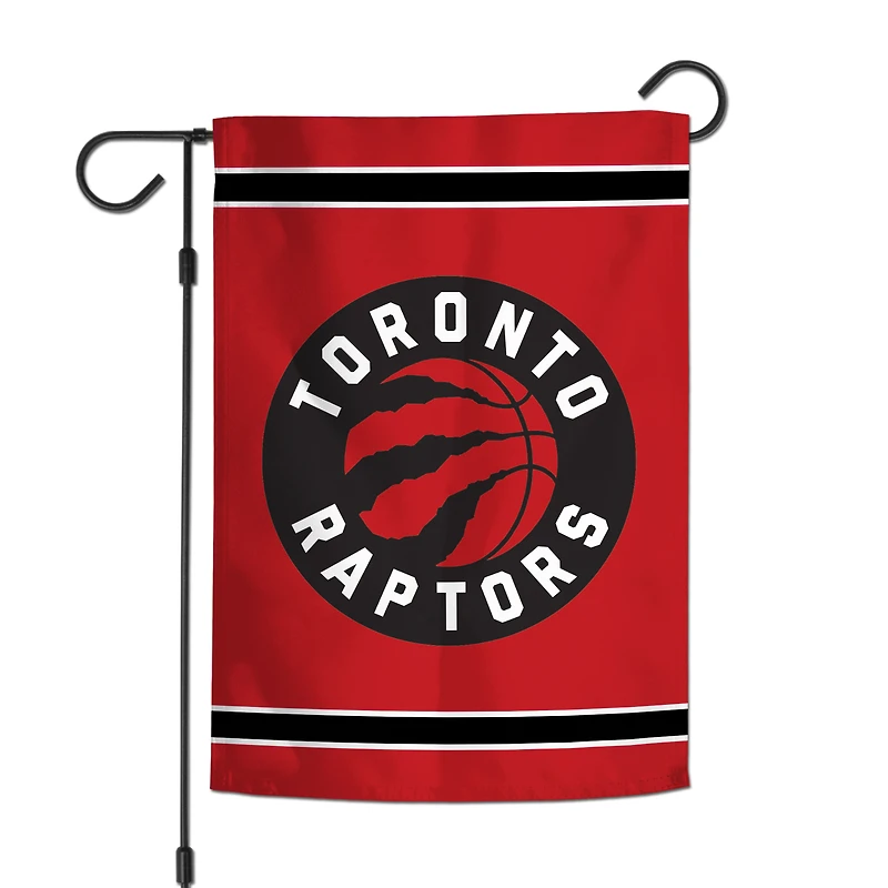 Drapeau de jardin double face WinCraft Toronto Raptors 12 po x 18 po