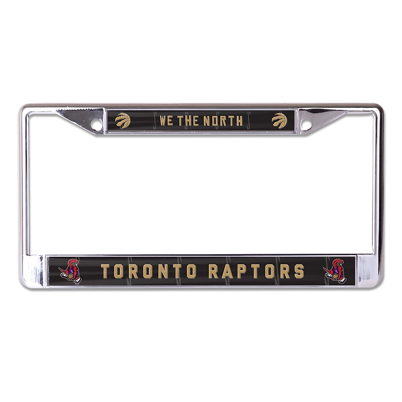 WinCraft Toronto Raptors 2024/25 City Edition Laser Cut Metal License Plate Frame