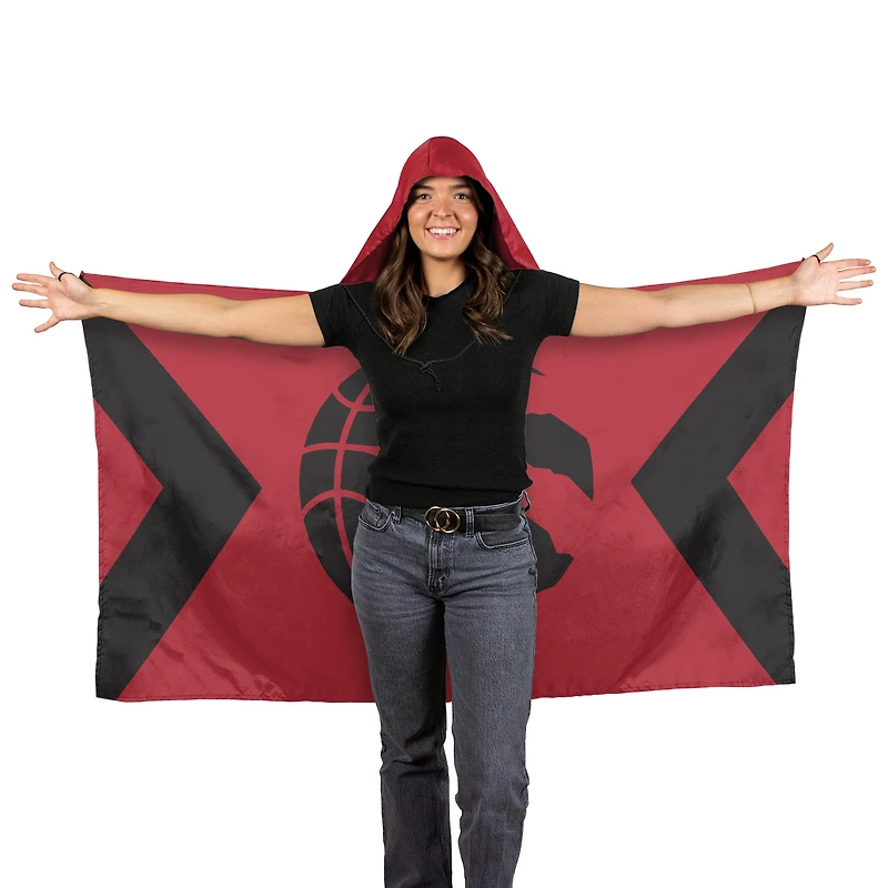 Drapeau à capuche WinCraft Toronto Raptors 3' x 5'