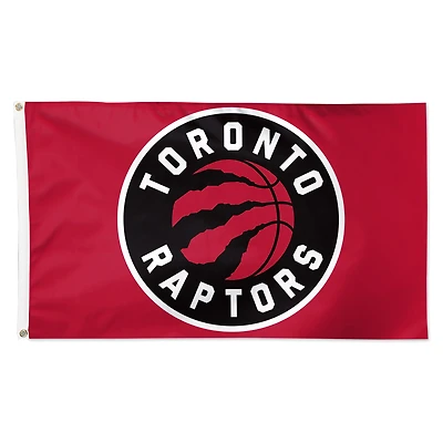 WinCraft Toronto Raptors Drapeau simple face avec logo principal 3 pi x 5 pi