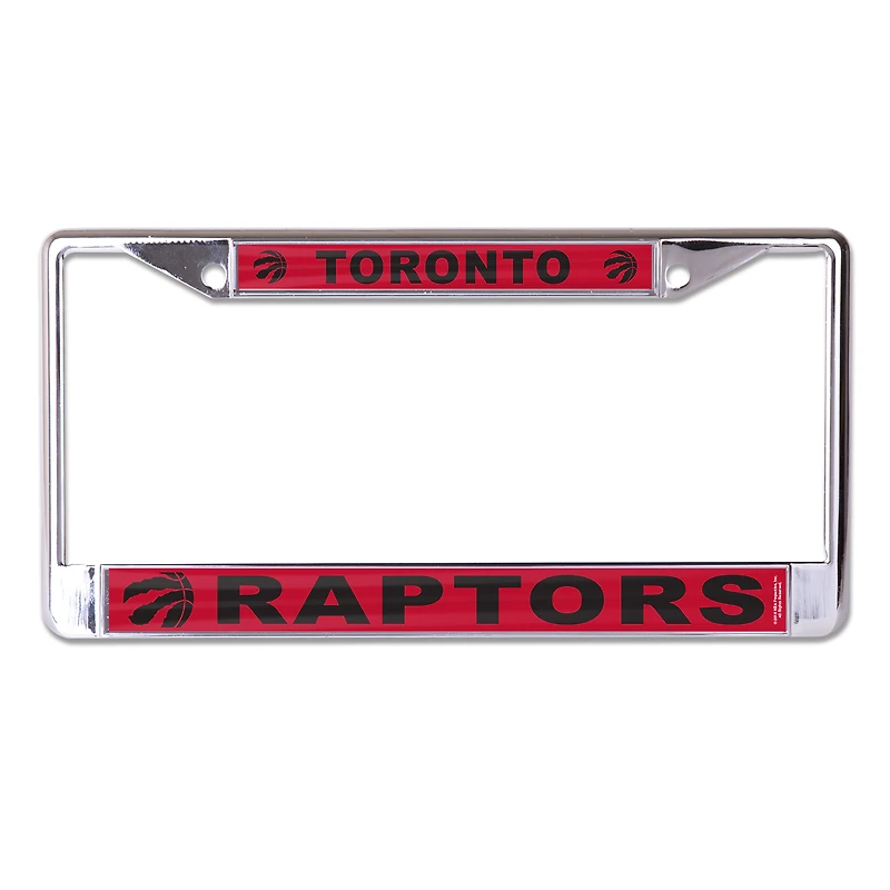 Cadre de plaque d'immatriculation en métal découpé au laser WinCraft Toronto Raptors
