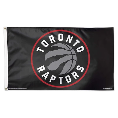 Drapeau de luxe WinCraft Toronto Raptors à une face, 91 x 152 cm