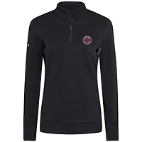 Pull à glissière quart de tour pour femme Levelwear noir Toronto Raptors Cushion