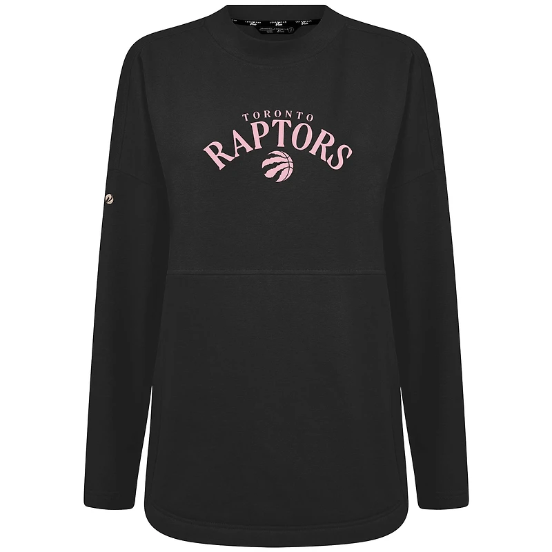 Sweat-shirt à enfiler arqué Beaudry noir pour femme des Raptors de Toronto la fête Mères