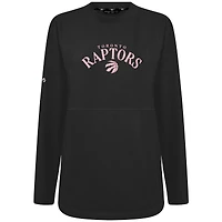 Sweat-shirt à enfiler arqué Beaudry noir pour femme des Raptors de Toronto la fête Mères