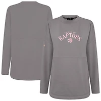 Sweat-shirt à enfiler arqué Beaudry gris pour femme des Toronto Raptors la fête Mères