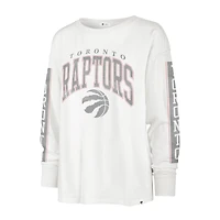 Women's '47 White Toronto Raptors Statement - Long Sleeve T-Shirt