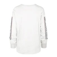 Women's '47 White Toronto Raptors Statement - Long Sleeve T-Shirt