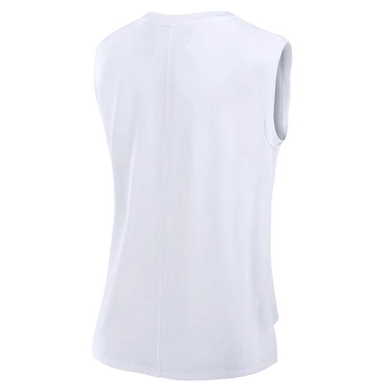 Women's Fanatics White Toronto Raptors Studio Gym Tank Top