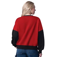 Sweat-shirt surdimensionné rouge Toronto Raptors Arena G-III 4Her pour femme de Carl Banks
