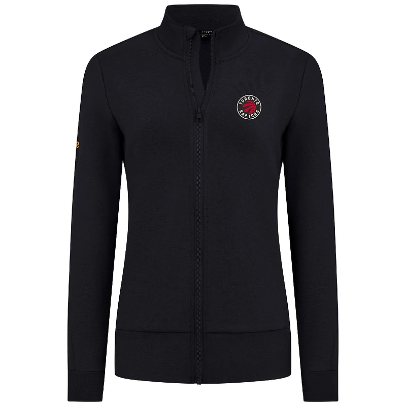 Veste zippée Shine noire pour femme Levelwear des Toronto Raptors