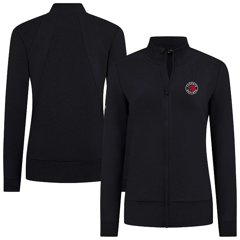 Veste zippée Shine noire pour femme Levelwear des Toronto Raptors