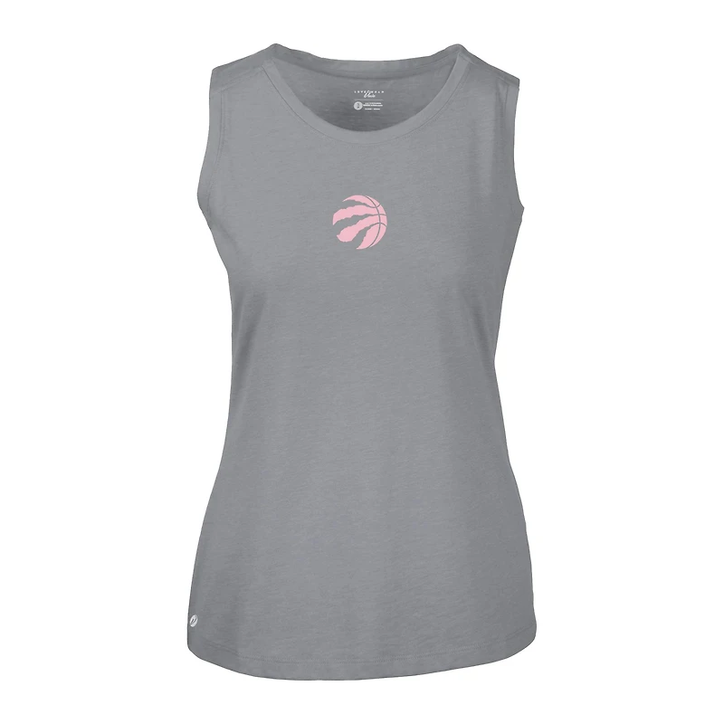 Débardeur gris Levelwear pour femme avec logo Macy Core la fête des Mères Raptors de Toronto