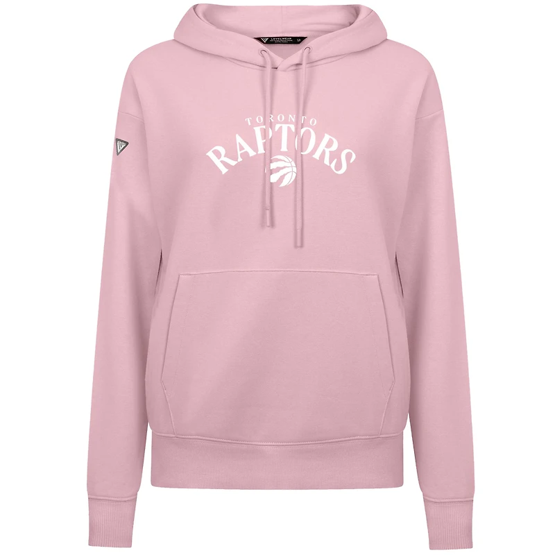 Women's Levelwear  Light Pink Toronto Raptors Mother's Day Adorn Arched Pullover Hoodie