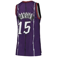 Women's Mitchell & Ness Vince Carter Purple Toronto Raptors 1998/99 Hardwood Classics Swingman Jersey
