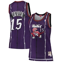 Maillot Swingman violet Mitchell & Ness Vince Carter des Raptors de Toronto 1998/99 Hardwood Classics pour femmes