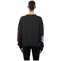 Women's New Era  Black Toronto Raptors City Edition Oversized Sweatshirt