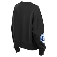 Women's New Era  Black Toronto Raptors City Edition Oversized Sweatshirt