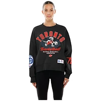 Sweat-shirt oversize New Era noir Toronto Raptors City Edition pour femme