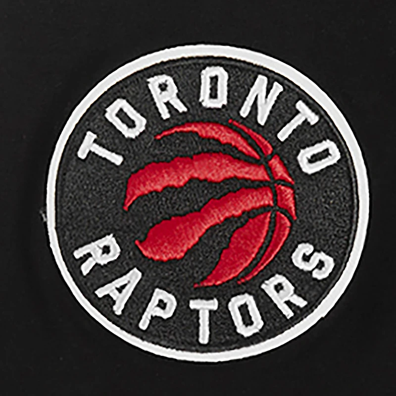 Women's Pro Standard Black Toronto Raptors Jewels Boxy Cropped T-Shirt