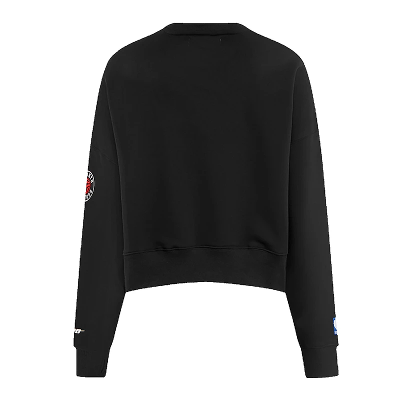 T-shirt noir Pro Standard pour femme avec logo des Toronto Raptors